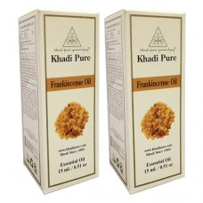 Khadi Pure Herbal Frankincense Essential Oil - 15ml (Set of 2)