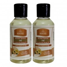 Khadi Pure Herbal Apricot Oil - 100ml (Set of 2)