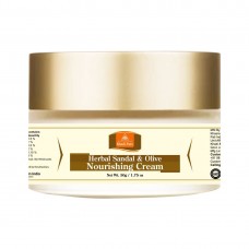 Khadi Pure Herbal Sandal & Olive Nourishing Cream - 50g