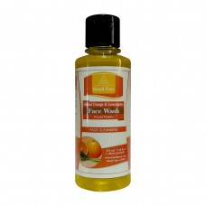 Khadi Pure Herbal Orange & Lemongrass Face Wash - 210ml