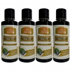 Khadi Pure Herbal Bhringraj Hair Oil - 210ml (Set of 4)