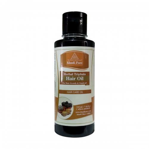 Khadi Pure Herbal Triphala Hair Oil - 210ml