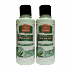 Khadi Pure Herbal Aloevera Moisturizer - 210ml (Set of 2)
