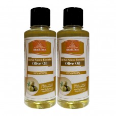Khadi Pure Herbal Natural Essential Olive Oil - 210ml (Set of 2)