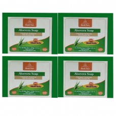 Khadi Pure Herbal Aloevera Soap - 125g (Set of 4)