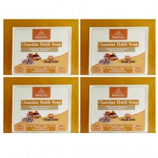 Khadi Pure Herbal Chandan Haldi Soap - 125g (Set of 4)