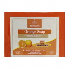 Khadi Pure Herbal Orange Soap - 125g