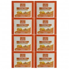 Khadi Pure Herbal Orange Soap - 125g (Set of 8)