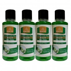 Khadi Pure Herbal Cucumber Water - 210ml (Set of 4)