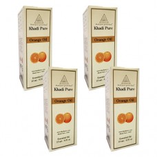 Khadi Pure Herbal Orange Essential Oil - 15ml (Set of 4)