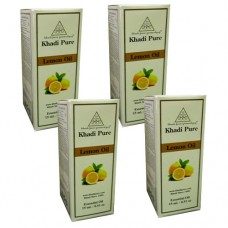 Khadi Pure Herbal Lemon Essential Oil - 15ml (Set of 4)