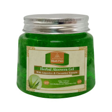 Khadi Pure Herbal Aloevera Gel with Liquorice & Cucumber Extracts (Green) - 200g