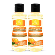 Khadi Pure Herbal Orange & Lemongrass Hair Conditioner SLS-Paraben Free - 210ml (Set of 2)