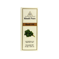 Khadi Pure Herbal Basil Essential Oil - 15ml