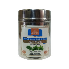 Khadi Pure Herbal Neem, Basil & Mint Face Mask (Anti-Acne) - 50g