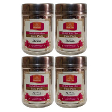 Khadi Pure Herbal Rose Glow Face Pack - 50g (Set of 4)