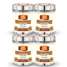 Khadi Pure Herbal Sandal & Almond Face Mask (For Dry Skin) - 50g (Set of 4)