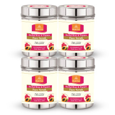 Khadi Pure Herbal Saffron & Papaya Anti Wrinkle Face Pack - 50g (Set of 4)