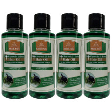 Khadi Pure Herbal Ayurvedic 21 Herbs Hair Oil - 210ml (Set of 4)