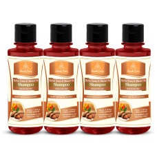 Khadi Pure Herbal Honey & Almond Oil Shampoo - 210ml (Set of 4)