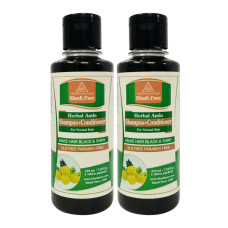Khadi Pure Herbal Amla Shampoo + Conditioner SLS-Paraben Free - 210ml (Set of 2)