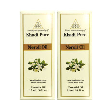 Khadi Pure Herbal Neroli Essential Oil - 15ml (Set of 2)