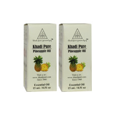 Khadi Pure Herbal Pineapple Essential Oil - 15ml (Set of 2)