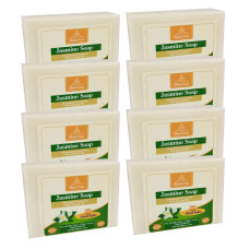 Khadi Pure Herbal Jasmine Soap - 125g (Set of 8)