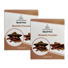 Khadi Pure Herbal Mulethi Powder 80g (Set of 2)