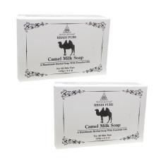 Khadi Pure Herbal Camel Milk Soap - 125g (Set of 2)
