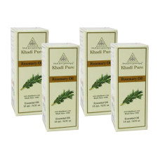 Khadi Pure Herbal Rosemary Essential Oil - 15ml (Set of 4)