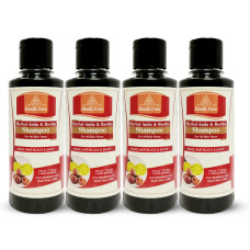 Khadi Pure Herbal Amla & Reetha Shampoo - 210ml (Set of 4)