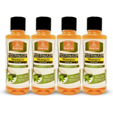Khadi Pure Herbal Henna & Tulsi Extra Conditioning Shampoo - 210ml (Set of 4)