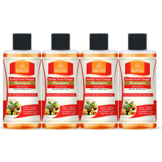 Khadi Pure Herbal Fruit Vinegar Shampoo with Jojoba Oil - 210ml (Set of 4)