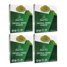 Khadi Pure Herbal Natural Henna Powder - 80g (Set of 4)