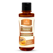 Khadi Pure Herbal Woody Sandal & Honey Shampoo SLS-Paraben Free - 210ml